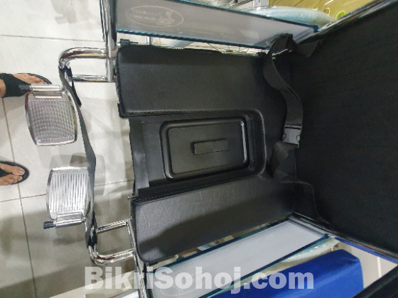 Wheelchair with commode